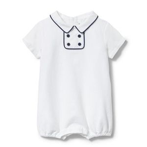 Janie and jack linen romper